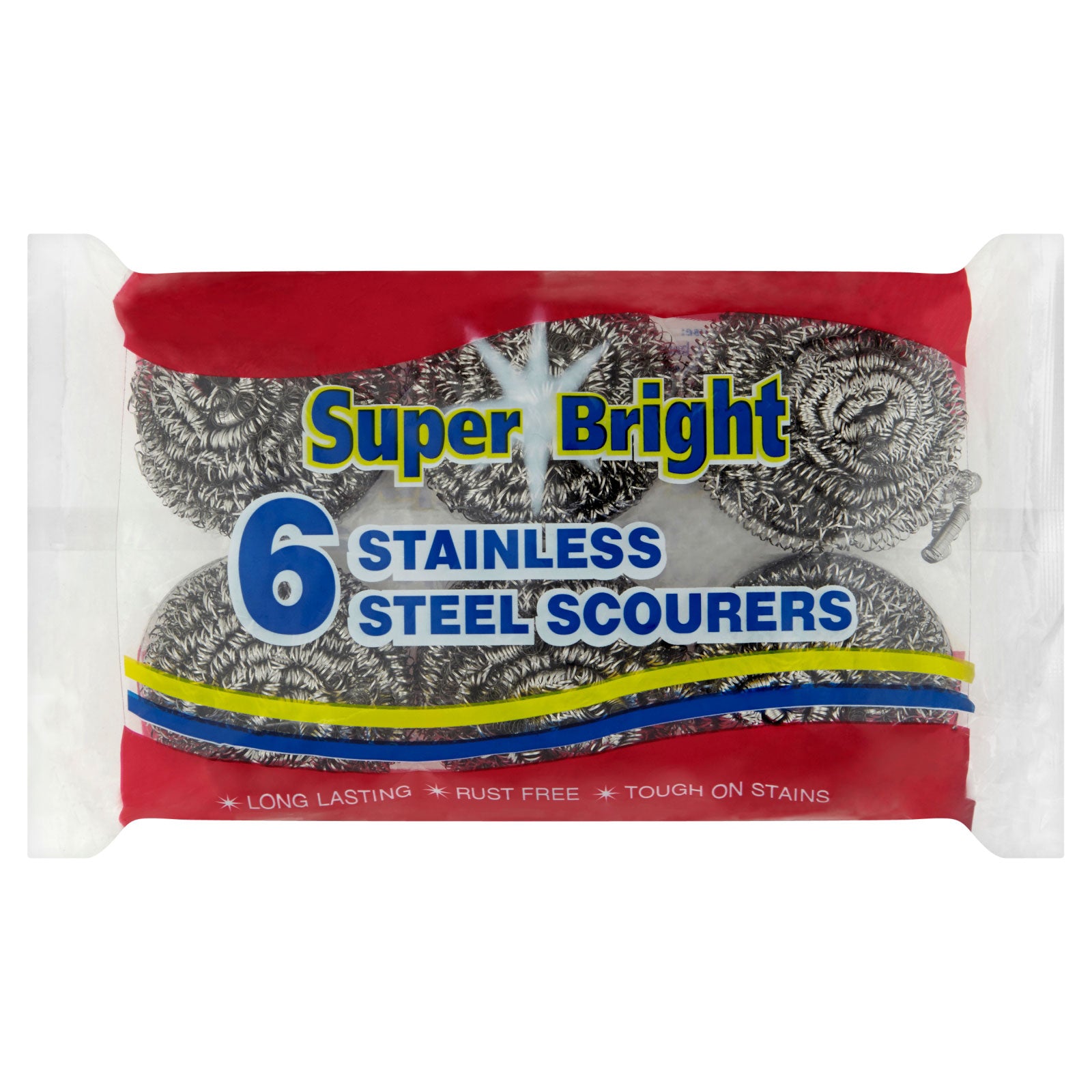 Best Super Bright 6 Stainless Steel Scourers | High Quality Dish Washing Product Online - Product Image Best Super Bright 6 Stainless Steel Scourers | High Quality Dish Washing Product Online - Product Image